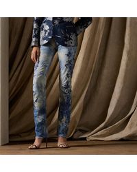 Ralph Lauren Collection - Gerade 3/4-Jeans 750 mit Verzierung - Lyst