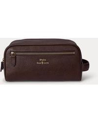 Polo Ralph Lauren - Pebbled Leather Travel Case - Lyst