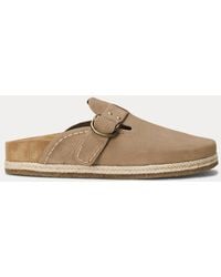 Polo Ralph Lauren - Turbach Suede Clog Sandal - Lyst