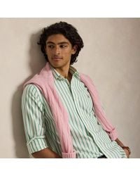 Polo Ralph Lauren - Custom Fit Striped Oxford Shirt - Lyst