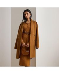 Ralph Lauren - Rib-Knit Pencil Midi Skirt - Lyst