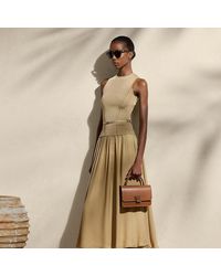 Ralph Lauren - Faltenrock Kynlee Aus Seidengeorgette - Lyst
