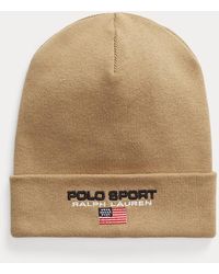 Polo Ralph Lauren - Polo Sport Rib-knit Cotton Beanie - Lyst