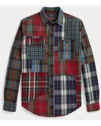 Polo Ralph Lauren - Classic Fit Patchwork Plaid Oxford Shirt - Lyst