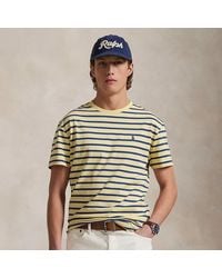 Polo Ralph Lauren - Gestreiftes Custom-Slim-Fit T-Shirt - Lyst