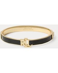 Ralph Lauren - Plated Logo Hinge Bangle - Lyst