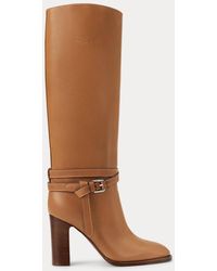 Ralph Lauren - Stivali Donnely in vitello 90 mm - Lyst