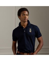 Ralph Lauren - Ralph Lauren Custom Slim Polo Bear Piqué Polo Shirt - Lyst