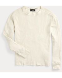 RRL - Waffle-knit Crewneck Pullover - Lyst