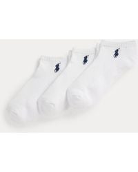 Polo Ralph Lauren - Low-Cut Sport Ankle Sock 3-Pack - Lyst