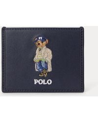 Polo Ralph Lauren - Polo Bear Leather Card Case - Lyst