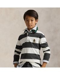 Polo Ralph Lauren - Ralph Lauren Boy's Polo Bear Cotton Rugby Shirt - Lyst