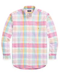 Ralph Lauren - Big & Tall - Plaid Oxford Shirt - Lyst