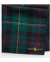 Polo Ralph Lauren Pochette en laine écossaise - Vert