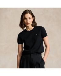 Polo Ralph Lauren - Cotton-blend Short-sleeve Jumper - Lyst