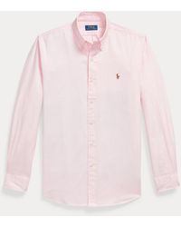 Polo Ralph Lauren - Custom Fit Striped Stretch Oxford Shirt - Lyst