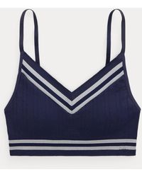 Ralph Lauren - Cricket Cable V-Neck Wireless Bra - Lyst