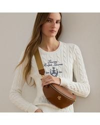 Ralph Lauren - Ralph Lauren Leather Marcy Belt Bag - Lyst