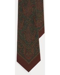 Ralph Lauren - Paisley-Print Silk Crepe Tie - Lyst