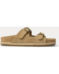 Polo Ralph Lauren - Turbach Suede Sandal - Lyst