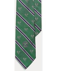Polo Ralph Lauren - Cravate d'arbitre Wimbledon en soie - Lyst
