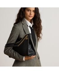 Ralph Lauren - Pebbled Leather Large Bradley Tote Bag - Lyst