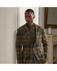 Ralph Lauren - Wool-Cashmere Plaid Kent Blazer - Lyst