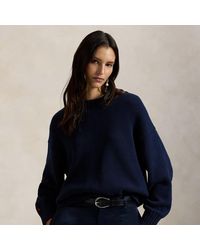 Ralph Lauren - Cotton Crewneck Jumper - Lyst