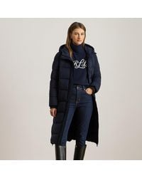 Ralph Lauren - Parallel Doorgestikte Jas Met Capuchon - Lyst