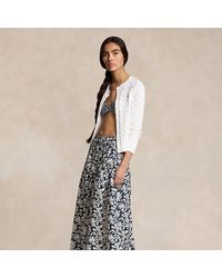 Polo Ralph Lauren - Floral Poplin A-line Skirt - Lyst
