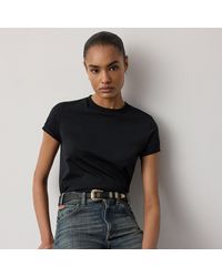 Ralph Lauren - Hallie Cotton Jersey Tee - Lyst