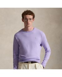 Polo Ralph Lauren - Slim Fit Textured Cotton Jumper - Lyst