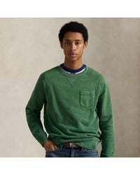 Ralph Lauren - Felpa tinta in capo - Lyst