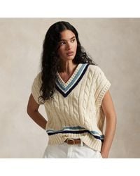 Ralph Lauren - Chaleco De Cricket De Algodón - Lyst