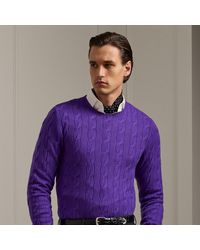 Ralph Lauren - Ralph Lauren Cable-Knit Cashmere Sweater - Lyst