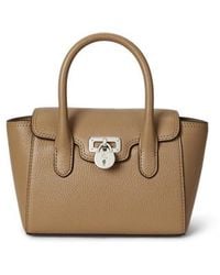 Ralph Lauren - Bauletto Tanner piccolo in pelle - Lyst