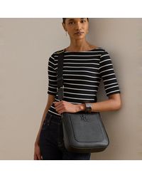 Ralph Lauren - Pebbled Leather Large Cameryn Crossbody - Lyst