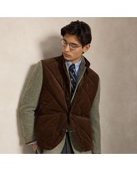 Polo Ralph Lauren - Quilted Corduroy Gilet - Lyst