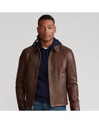 Polo Ralph Lauren Leather jackets for Men | Online Sale up to 40% off | Lyst