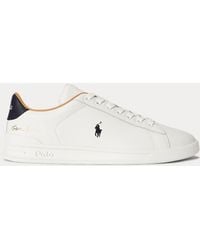 Polo Ralph Lauren - Heritage Court Ii Leather Trainer - Lyst