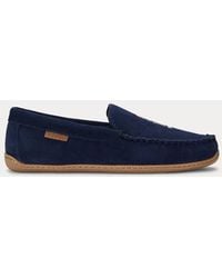 Polo Ralph Lauren - Brenan Polo Bear Suede Slipper - Lyst