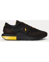 Polo Ralph Lauren - Train 89 Suede-Panelled Trainer - Lyst