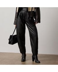 Ralph Lauren - Jeanne Lambskin Trouser - Lyst