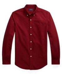 Polo Ralph Lauren - Slim Fit Geverfd Oxford Overhemd - Lyst
