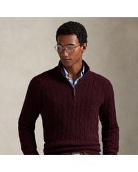 Polo Ralph Lauren - Kaschmirpullover Mit Zopfmuster - Lyst
