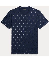 Polo Ralph Lauren - Allover Pony Cotton Jersey Sleep Shirt - Lyst