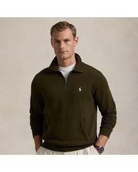 Polo Ralph Lauren - Loopback Fleece Quarter-zip Sweatshirt - Lyst