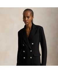 Polo Ralph Lauren - Double-Breasted Knit Blazer - Lyst