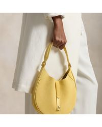 Polo Ralph Lauren - Polo Id Suede Small Shoulder Bag - Lyst