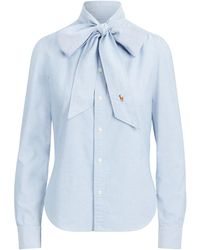 Polo Ralph Lauren Necktie Denim Shirt in Blue - Lyst